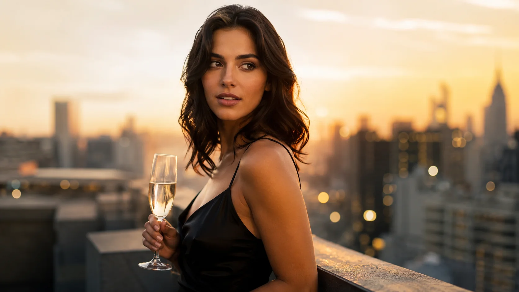 Original portrait used for the skyline champagne birthday edit.